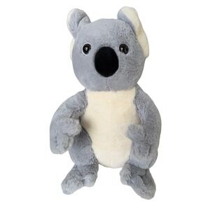Koala Plush Stuffed Animal Gray White 14"